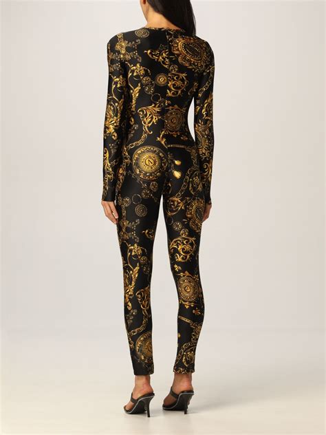 versace jumpsuit romper|Versace couture jumpsuit.